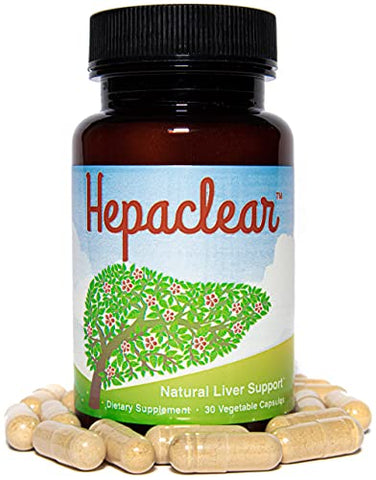 Hepaclear - Suplemento Natural de Suporte ao Fígado com Hesperidina – Não-OGM, Vegano, Sem Glúten – Marca em Destaque