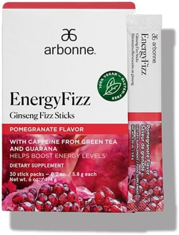 Generic - EnergyFizz Ginseng Fizz Sticks – Sabor Romã 30 Sticks | Energético Ginseng | 30g