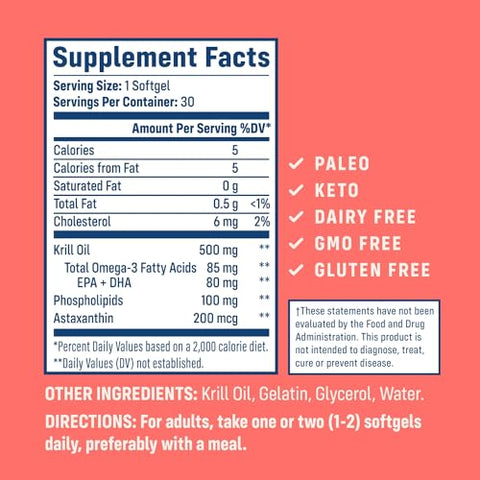 Óleo de Krill Antártico NativePath – Ômega-3 de Krill Selvagem com EPA e DHA – Suprimento de 90 Dias – Suporte para Articulações, Coração, Cérebro e Imunidade – Fórmula Pura, Sem