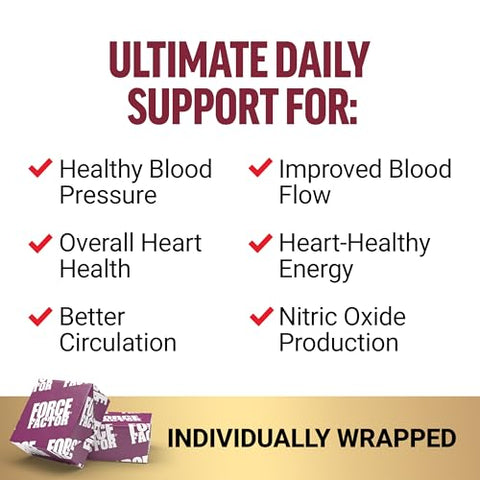 Force Factor - FORCE FACTOR Total Beets – Suporte definitivo para a saúde do coração e pressão arterial com CoQ10, Pó de Beterraba, Extrato de Semente de Uva – Suplemento para circulação sanguínea