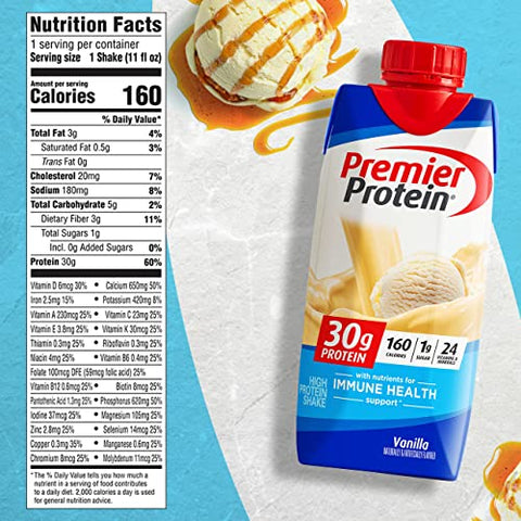 The Award Box - Premier Shake de Alta Proteína, Pack de Variedade Chocolate e Baunilha, 330 ml, 6 de cada sabor (12 Pack) na Caixa de Prêmios