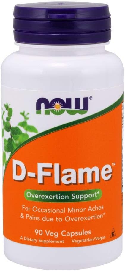 NOW Foods - Now Foods D-Flame 90 Vcaps – Alívio Natural da Inflamação – 90 Cápsulas