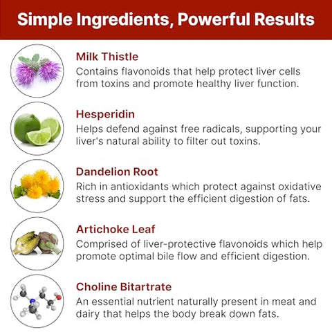 Hepaclear - Suplemento Natural de Suporte ao Fígado com Hesperidina – Não-OGM, Vegano, Sem Glúten – Marca em Destaque