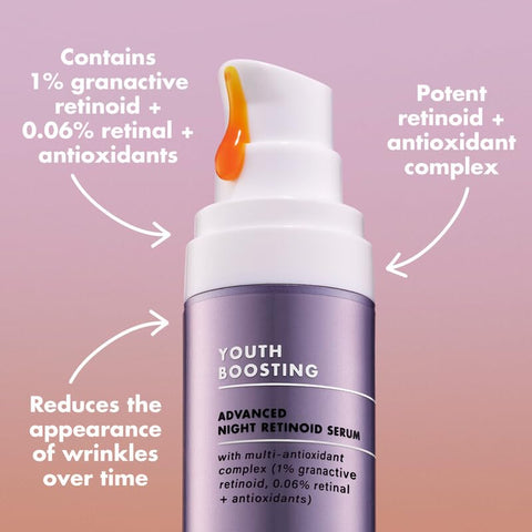 SKIN Serum Retinol Noturno Avançado, Redutor de Linhas Finas, 30ml - e.l.f.