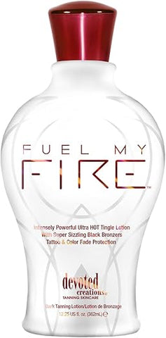 Devoted Creations - Bronzeador Black Bronzing Lotion 12.25oz – Potencialize seu bronzeado com o Fuel My Fire – 350ml
