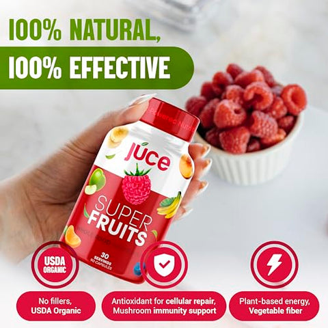 TERRA KAI ORGANICS - Júce Super Fruits – Fórmula Aprimorada | Energia e Saúde | 100% Natural | 500ml