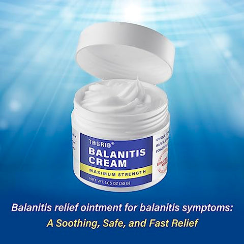 TAGRID - Tratamento para Balanite em Homens, Creme para Balanite, Alívio da Balanite – 30g