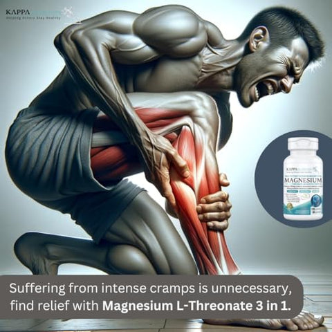KAPPA NUTRITION - Kappa Nutrition: Magnésio Elemental 420mg, 90 Cápsulas, 2.253mg por Porção