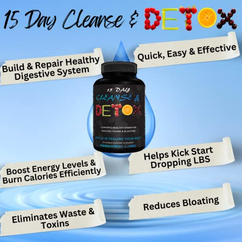 Limpeza Intestinal de 15 Dias Research Labs: Desintoxique seu corpo e melhore sua saúde com este produto de limpeza intestinal eficaz em apenas 15 dias