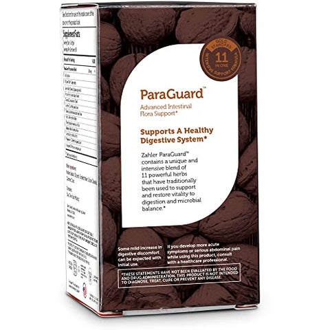 Cápsulas Softgel ParaGuard Cleanse – Suplemento Detox para a Saúde Intestinal – Fórmula com Artemísia, Alho, Semente de Abóbora e Cravo - Zahler