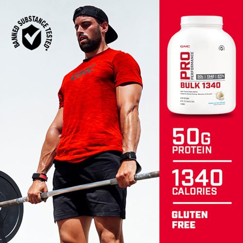 Pro Performance Bulk 1340 – Sorvete de Baunilha, 9 Porções, Suporta Energia, Recuperação e Crescimento Muscular - GNC