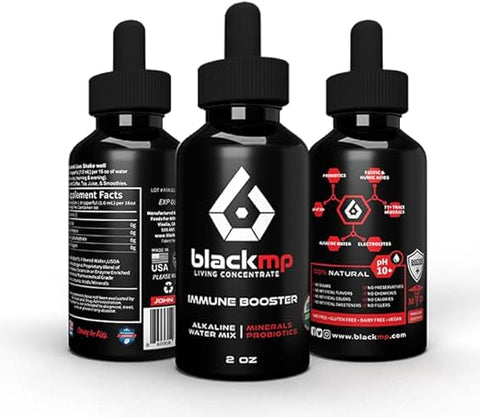 BlackMP Super Immune Booster - Gotas Impulsionadoras Imunológicas – Fulvic de Grau Farmacêutico