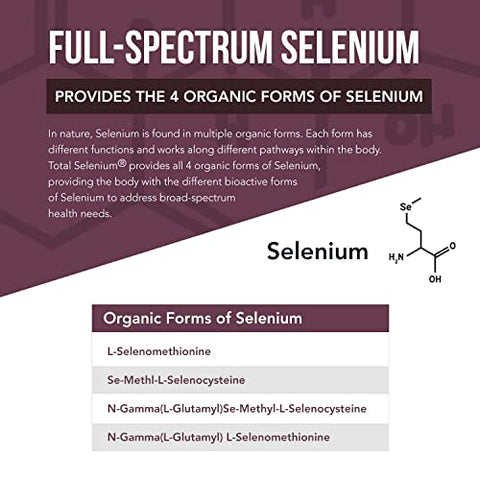 Triquetra Health - Total Selenium – 200 mcg, Selênio à Base de Plantas – Espectro Completo, Contém 4 Formas Orgânicas Essenciais de Selênio, Incluindo Selenometionina – Extraído do Alho – 60 Cápsulas