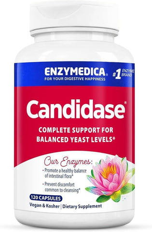 Candidase – Enzimas Digestivas para Suporte de Limpeza Suave, Saúde Intestinal - Enzymedica