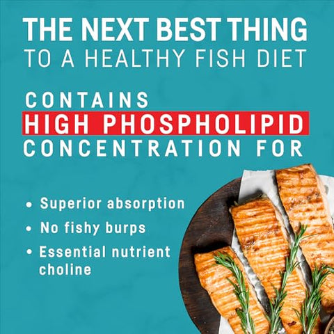 Oil Omega 3: Óleo de Krill Antártico com Absorção Superior vs Óleo de Peixe, 1200mg Softgels, 30 Softgels, EPA - Kori Krill