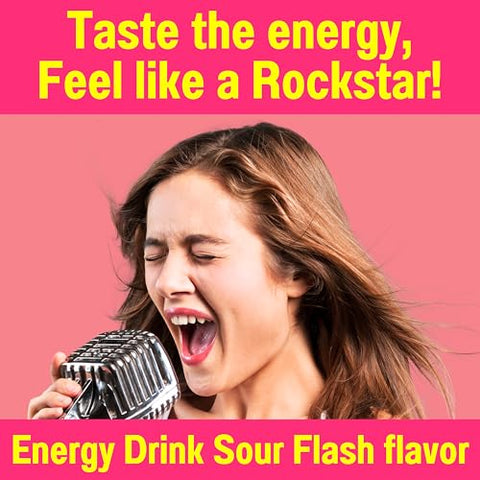 Gomas Energéticas com Taurina 1000mg, Cafeína 150mg, D-3, B-12, Complexo B, Inositol – Vitaminas em Gel, Bebidas, Cápsulas, Shots, Mastigáveis, Pó – Corrida, Corredores - SHIZAM