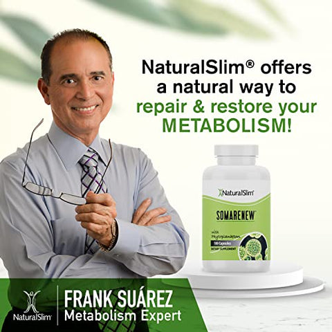 NaturalSlim - Somarenew: Impulsionador de Metabolismo, Limpeza Intestinal, Suporte Energético