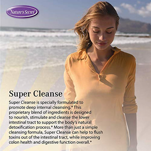 Nature's Secret - Nature’s Secret Super Cleanse Extra Strength Toxin Detox – Limpeza Poderosa de Toxinas com Força Extra da Nature’s Secret
