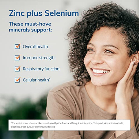 Euromedica - EuroMedica Zinc Plus Selenium – 60 Cápsulas – Reforço Imunológico