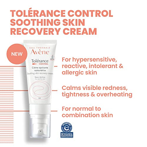 Eau Thermale Avene – Creme Calmante Tolerance Control para Recuperação da Pele Sensível (anteriormente Creme Recuperador) Novo – 50ml