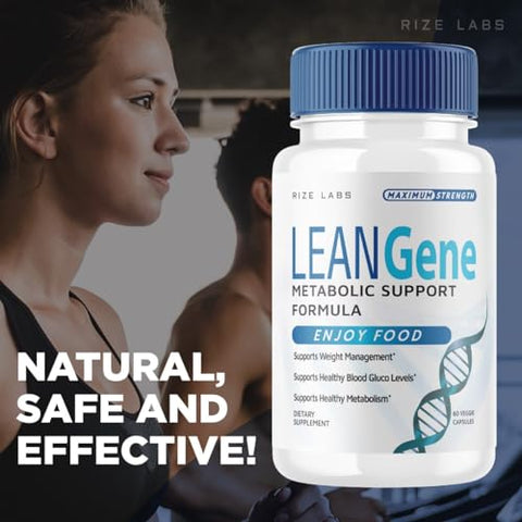 rize labs - Lean Gene: Fórmula de Suporte Metabólico, Cápsulas de Máxima Potência, Pílulas Naturais LeanGenex, Avaliações LeanGene