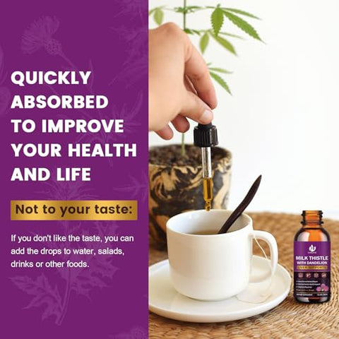 JIANKYTZ - Milk Thistle Cleanse Detox – Suplemento de Cardo Mariano para Limpeza do Fígado – 60 cápsulas de 500mg