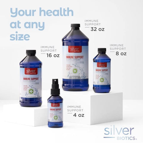 American Biotech Labs - Silver Biotics Nano SilverSol Ag₄O₄ 10 PPM | Suporte Imunológico Natural | 473 ml | Bio-Hacking | Fortalecimento Imunológico