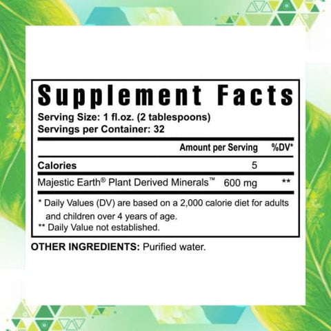 Minerais Líquidos Derivados de Plantas – 77 Minerais Traços Naturais Não Alterados – 19.000mg de Sólidos Minerais de Plantas – Forma Coloidal de Xisto Húmico – (32 oz Pacote de 4) - Youngevity