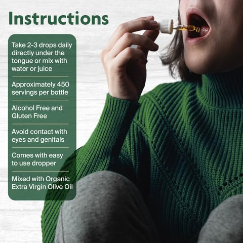 Center of Eden - Óleo de Orégano Selvagem do Mediterrâneo, Certificado Orgânico, 76% Carvacrol, Suplemento Herbal para Suporte Imunológico, Vegano, Não-OGM, 30 ml (Aprox. 450 Porções)