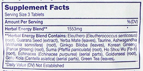 Ginseng Energy Now - ENERGY NOW – Ginseng Herbal Supplement 36 Packs | Energia Natural com Ginseng | 36 Pacotes