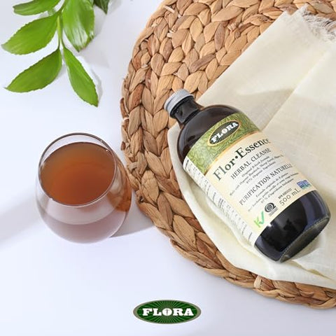Health Flor-Essence Chá Líquido – Fórmula Antiga de 8 Ervas – Limpeza Natural Completa do Corpo - Flora