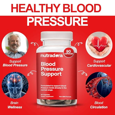 Nutradora - Suplemento de Suporte à Pressão Arterial com Espinheiro e Hibisco – Marca: [Nome da Marca]