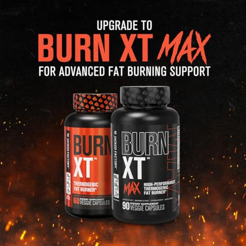 Burn-XT: Queimador de Gordura Clinicamente Estudado – Fórmula Potente – 60 Cápsulas - Jacked Factory