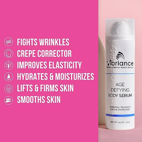 Serum Corporal Antienvelhecimento – Pele Saudável e Jovem, Hidratante, Rejuvenescedor, Corretor de Rugas e Flacidez, 133 ml - Vibriance