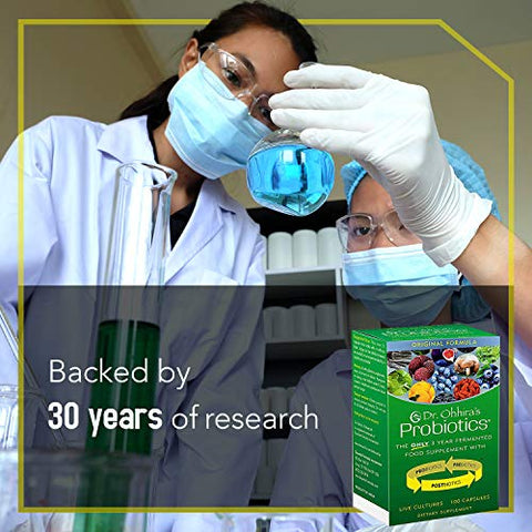 Essential Formulas - Dr. Ohhira’s Probióticos, Fórmula Original, 100 Cápsulas + 10 Cápsulas de Viagem, Sem Refrigeração, Não-OGM