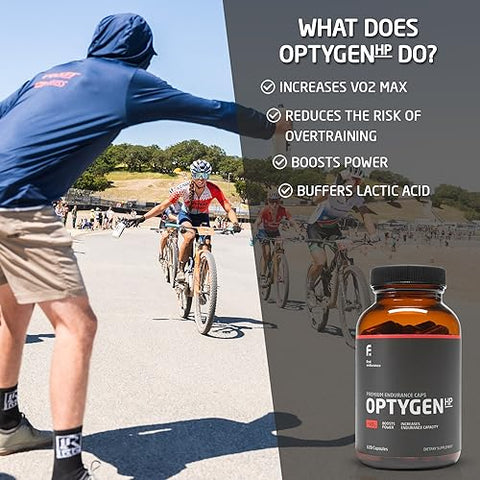 FIRST ENDURANCE - First Endurance Optygen HP – Energia e Resistência para Atletas – 1 Frasco