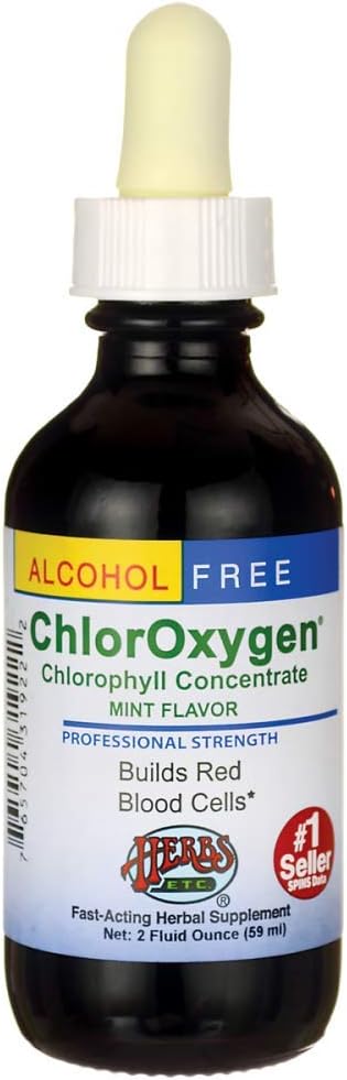 Concentrado de Clorofila de Hortelã Chloroxygen® 60ml – Produto Natural - Herbs Etc.