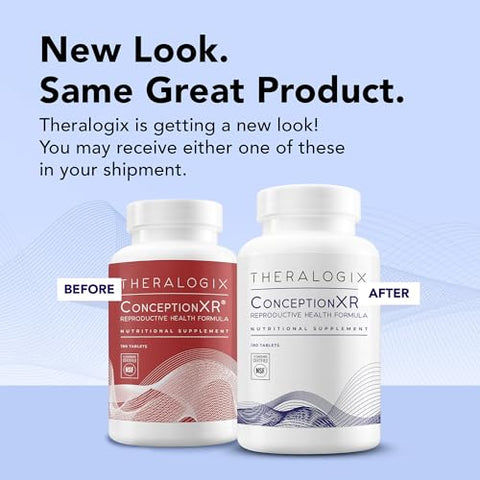 ConceptionXR – Fórmula de Saúde Reprodutiva Masculina para Apoio à Fertilidade – Suplementos para Saúde do Esperma – Certificado pela NSF – 180 cápsulas - Theralogix