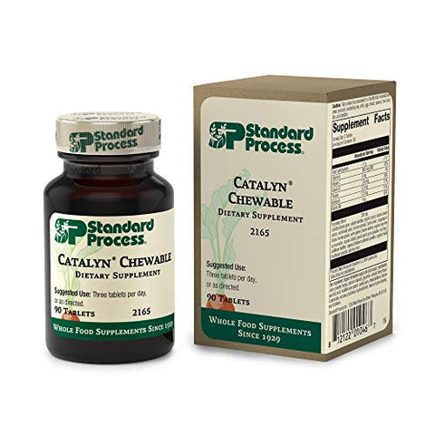 Standard Process Inc. - Standard Process Catalyn Chewable – Suporte Fundamental para o Bem-Estar Geral com Vitamina D, Vitamina C, Vitamina A, Tiamina, Riboflavina, Vitamina B6, Citrato de Magnésio e
