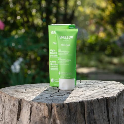 Skin Food Light Creme Corporal Nutritiva 75ml, Hidratante Vegetal com Camomila, Calêndula e Amor-Perfeito - Weleda