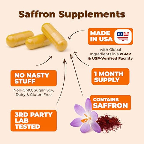 Vimerson Health - Suplemento de Açafrão-da-terra com Canela – Potencialize sua saúde com a marca Turmeric Saffron