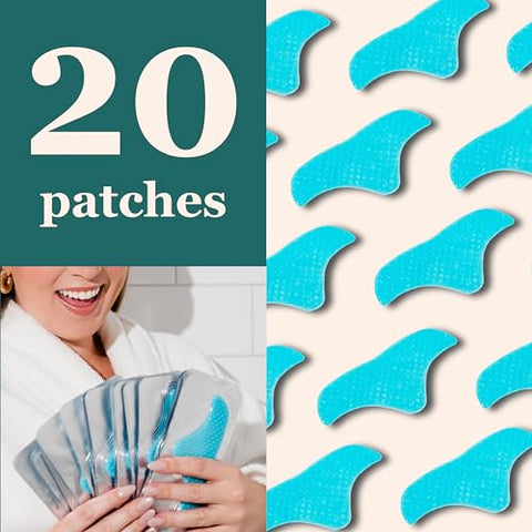 JANE VINE - Patches para Rugas na Testa 20 Unidades – Hidratação Refrescante de Colágeno para Remover Linhas na Testa – Patches Faciais com Vitamina E