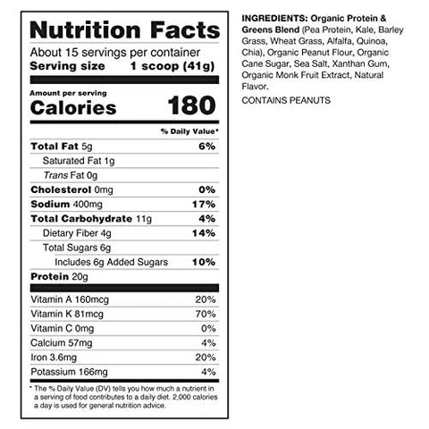 Generic - Amazing Grass | Proteína em Pó | 100% Natural | 30g de Proteína por Porção | Energia e Nutrição para o seu Dia | Marca Amazing Grass