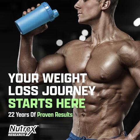 Nutrex Research - Nutrex Lipo 6 Queimador de Gordura Noturno | Auxílio para Dormir com Melatonina | 60 cápsulas