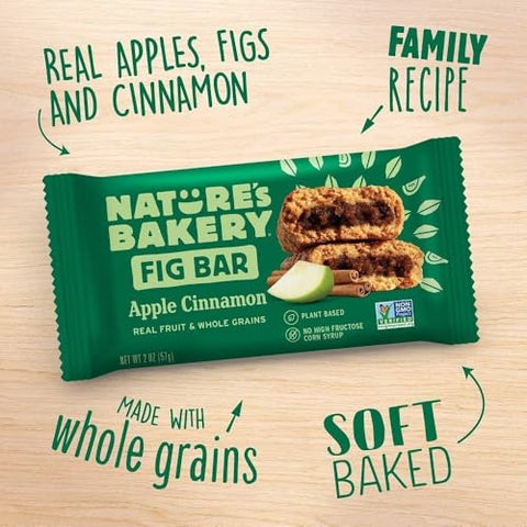 Generic - Nature’s Bakery Barras de Figo Integral de Trigo Integral, Pack de Variedade de 7 Sabores de Barras de Figo de Trigo Integral Moído (14 UNIDADES) TODOS os 7 Sabores incluindo: Brownie de Mirtilo, Framboesa, Original, Pêssego, Maçã