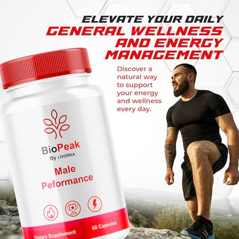 LIVORKA - (5 Pacotes) Cápsulas BioPeak, Fórmula Avançada de Suporte BioPeak (300 Cápsulas)