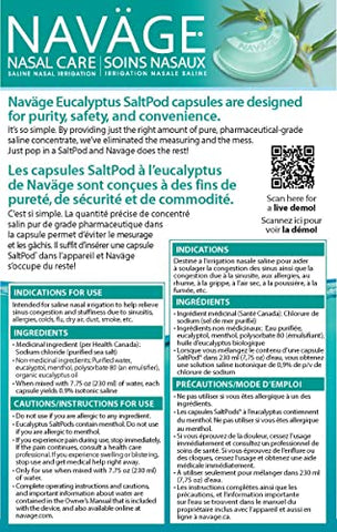 Kit de Cápsulas de Eucalipto: 3 Embalagens de 30 Cápsulas de Eucalipto (90 Cápsulas) - Navage