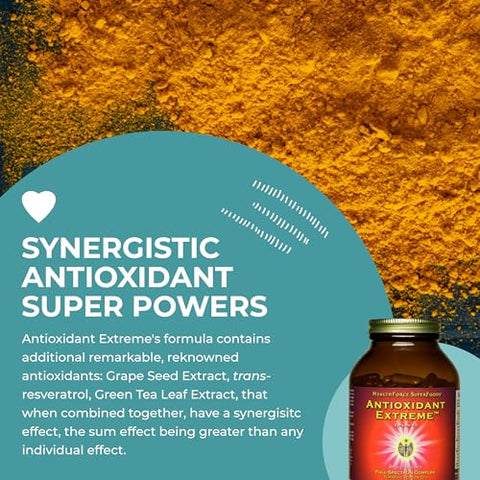 Antioxidant Extreme – 360 VeganCaps | Poderosos Antioxidantes Veganos | 360 cápsulas veganas - HEALTHFORCE SUPERFOODS