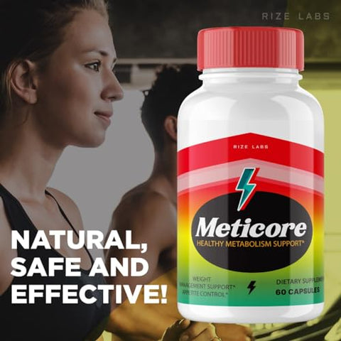 rize labs - (5 Pacotes) Meticore Suplemento para Perda de Peso, Cápsulas de Bem-Estar Total Meticore, Meticore para Desbloquear o Caminho para uma Vida Mais Saudável, Meticore para um Corpo Mais Magro – Compre Agora!