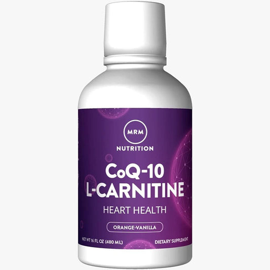 Nutrition CoQ-10 L-Carnitine Líquido | Sabor Laranja-Vanilla | Energia Antioxidante | CoQ-10 Naturalmente Derivado | 32 Porções - MRM